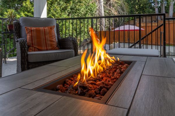Gas Fire Pit Installation in Coeur D Alene