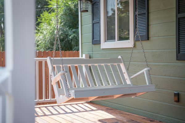 Porch Swing Installation in Coeur D Alene
